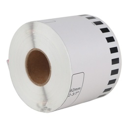 OfficePoint   Label Printing Tape 62mm x 30.48m | Black on White