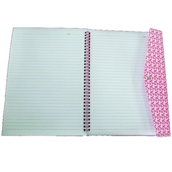 OfficePoint Waves Notebook  84P1609 A4 - Red
