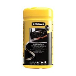 Fellowes Clean Surface Wipe 100'S 99715