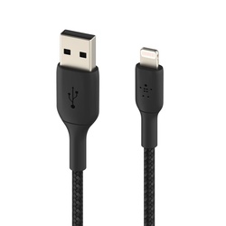 BELKIN LIGHTNING TO USB-A CABLE 1M (2 PK) BK CAA001BT1MBK2PK