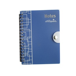 OfficePoint Button Notebook 69P6430 A6 Blue