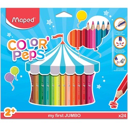 Maped Jumbo Early Age Colour Pencils 834013 24 Colours