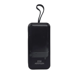Amaya 20000mAh 65W Power Bank White with USB-C Cable | Laptop Power Bank Kenya