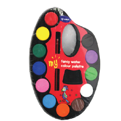 VEDA  FANCY WATER COLOR  PALETTE 12COL  WCC-12P
