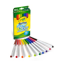 Crayola Markers 58-8610 Super-tip 10CT Washable