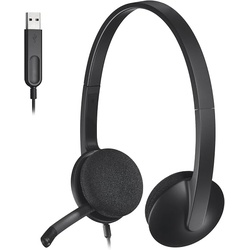 LOGITECH HEADSET H340 CORDER BLACK USB