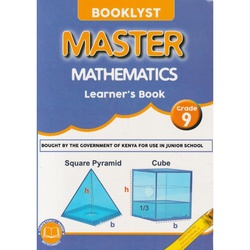 BOOKLYST MASTER MATHS G.9  NEW ED