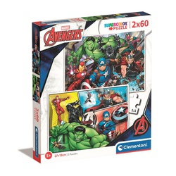 Clementoni Puzzle 2X60 Avengers - 2019 95030069