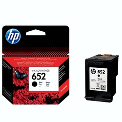 HP Ink Cartridge  652 - Black