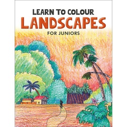 LEARN TO COLOUR LANDSCAPE FOR JUNIORS {BROWN}