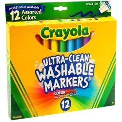 Crayola Ultra Clean Washable Markers 58-7812 12CT