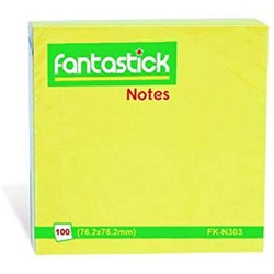 Fantastick Sticky Notes 3X3 FK-N303 Yellow