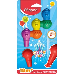 Maped Color'Peps My First Baby Jumbo Wax Crayons 863106