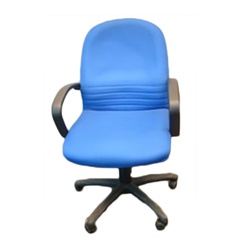 Officepoint Chair M/Back w/arms SCT 03 Blue