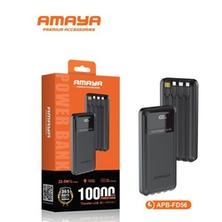 Amaya APB-FD56 22.5W Power Bank with 4 Cables | Fast Charge Portable Charger Kenya