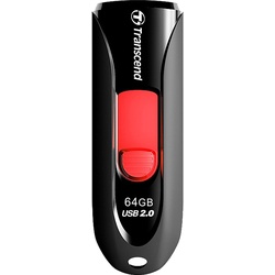 TRANSCEND 64GB JETFLASH 590 USB 2.0 FLASH DRIVE BLK