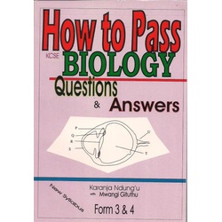 How To Pass Biology Form 3 & 4
