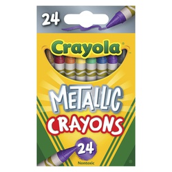 Crayola Metallic Crayons Pack of 24 52-8815