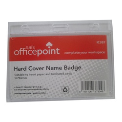 OfficePoint Name Badge Hardcover IC207