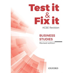 Test It & Fix It Business Studies
