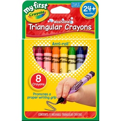 Crayola Crayons  81-1308 My First Triangular 8CT
