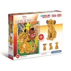 Clementoni Pal 104 + 3D Model Lion King 95030069