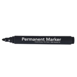 OfficePoint Bullet Tip Permanent Marker  PMBT-1 - Black