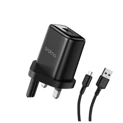 Oraimo USB-A Charger Kit U37SP + Micro USB Cable M53 | Fast Charge Phone Charger Kenya