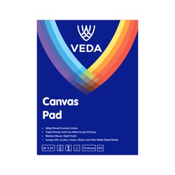 Veda Canvas Pad PACV-50 12x16 10 Sheets