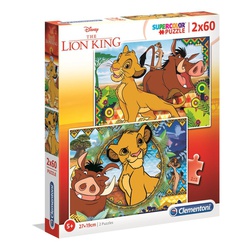 Clementoni Puzzle 2X60 Lion King - 2019 95030069
