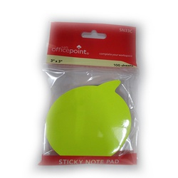 OfficePoint Sticky Notes Comma SN33C 5 Colours