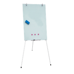 Officepoint Flip Chart Board  Glass Without Wheels GFC-333 3X2
