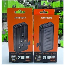 Amaya APB-P219 20000mAh Power Bank with 4 Cables 10W | High-Capacity Power Bank Kenya