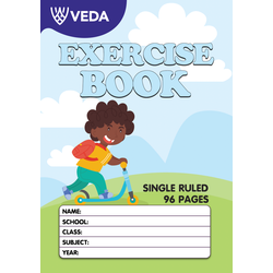 VEDA EXERCISE BOOK A5 96PG SINGLE RULED