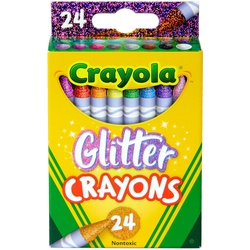 Crayola Glitter Crayons Pack of 24 52-3715