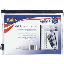 Helix A4 Clear Case With zip 931410