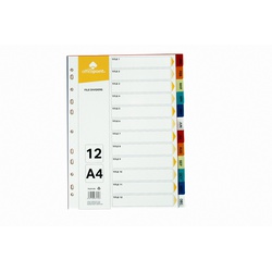 Officepoint File Dividers FILD12A Jan - Dec