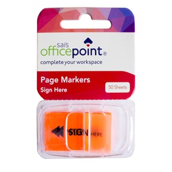 Officepoint Page Marker PMO-3S Sign Here