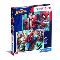 Clementoni Puzzle 2X60 Spider-Man 95030069