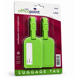 OfficePoint Luggage Tag 21 13CM Green