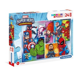 Clementoni Marvel Super Hero 24 pcs Supercolor Puzzle