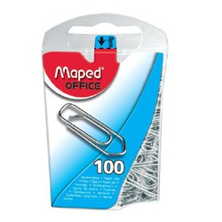Maped Paper Clips 25MM 100 Pieces 320011