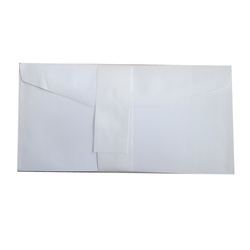 White Envelope DL Wallet Packet of 25