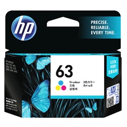 HP Ink Cartridge  63 F6U61AA - Colour