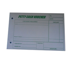 OfficePoint Petty Cash Voucher A6 50 Sheet