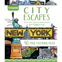 Crayola Adult Coloring Book City Escapes 04-0307