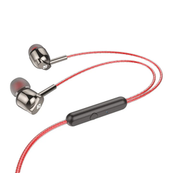 Black Wired U&I Ui-7128 Champ Earphone Best Sound Earphones Compatible with All Andriod Smartphone