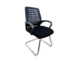 OP Mesh Visitor Chair 108C Chrome BK
