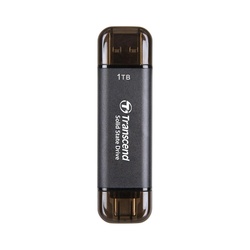 TRANSCEND PORTABLE SSD ESD310 1TB USB TYPE-C/USB TYPE-A 10GBPS BK