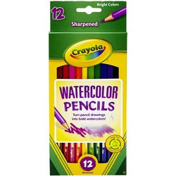Crayola Colored Water Color Pencil 68-4302 12 Colours